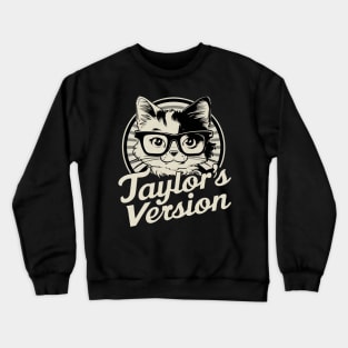 death metal taylors cat version Crewneck Sweatshirt